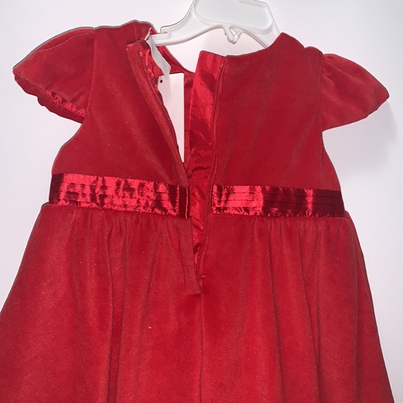 NWT! Red baby dress! Soft and velour like fabric with lining. - Picture 3 of 6